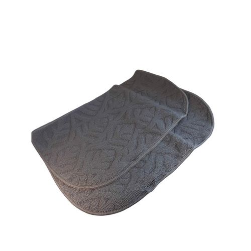 Wycieraczka do Butów Półokrągła 2szt 71x43cm Szary na Arena.pl