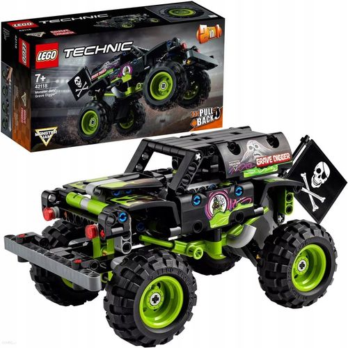 LEGO Technic 42118 Monster Jam Grave Digger na Arena.pl