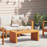 Stolik kawowy Brązowy 90 x 45 x 35 cm lite drewno akacjowe