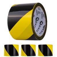 taśma ostrzegawcza żółto-czarna 100m x 70mm g01826
