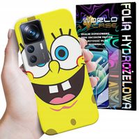 ETUI CASE DO XIAOMI 12T / 12T PRO - SPONGEBOB BAJKI GRY WYBÓR PLECK + FOLIA