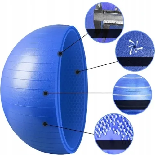 PIŁKA GIMNASTYCZNA FITNESS DO ĆWICZEŃ REHABILITACYJNA PILATES W CIĄŻY 65 cm na Arena.pl