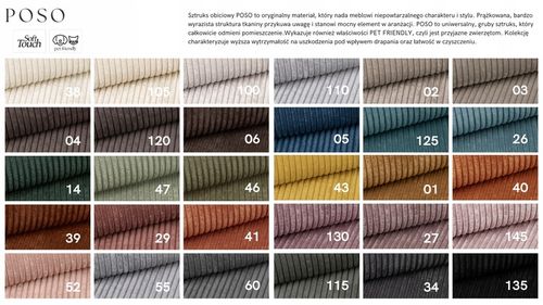 Narożnik rozkładany z funkcją spania - PALERMO sztruks, 2 pojemniki na Arena.pl