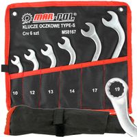 KLUCZE OCZKOWE TYP-S 6-ELE (10-19mm)
