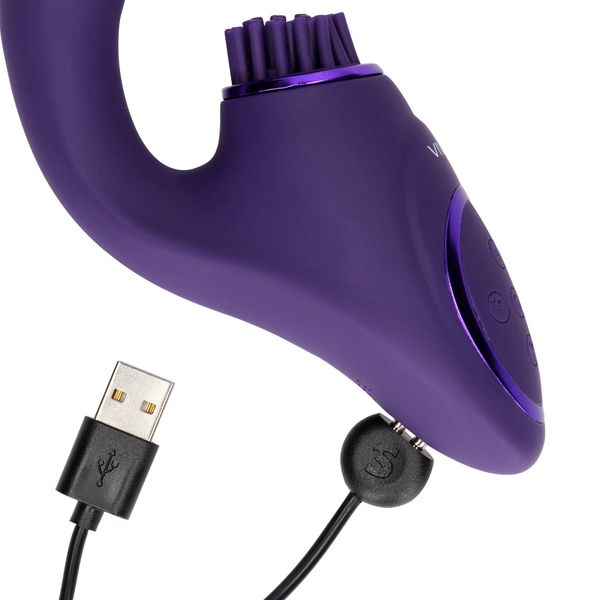 Gen - Rechargeable Triple Action G-Spot Vibrator With Pulse Wave zdjęcie 11