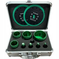 Zestaw otwornic MMD Ø6-68 mm + 2 tarcze Ø125 mm + adapter + walizka