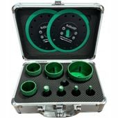 Zestaw otwornic MMD Ø6-68 mm + 2 tarcze Ø125 mm + adapter + walizka