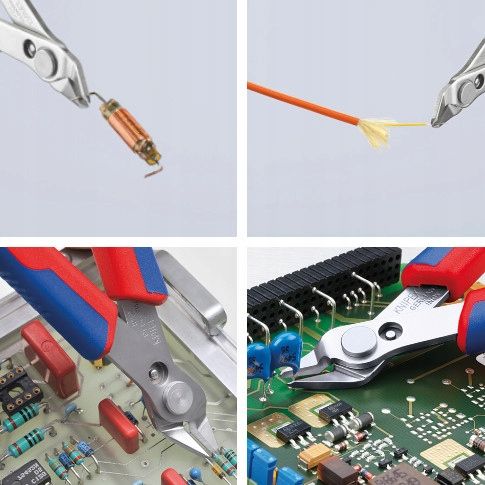 Szczypce Boczne Tnące Precyzyjne Stal 125mm SuperKnips KNIPEX 78 03 125 zdjęcie 5