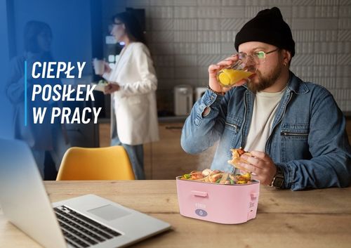 ELEKTRYCZNY LUNCH BOX POJEMNIK PODGRZEWACZ OBIADU DO BIURA AUTA TIRA 12/24V na Arena.pl