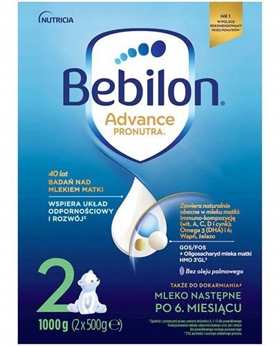 Bebilon 2 Pronutra Advance Mleko następne 1000 g zdjęcie 2