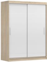 Szafa przesuwna VISTA 04 150x61 SONOMA/BIAŁY półki pojemna PRODUCENT