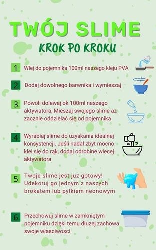 KLEJ PVA + AKTYWATOR DO SLIME GLUTY 2x1 LITR 2L na Arena.pl