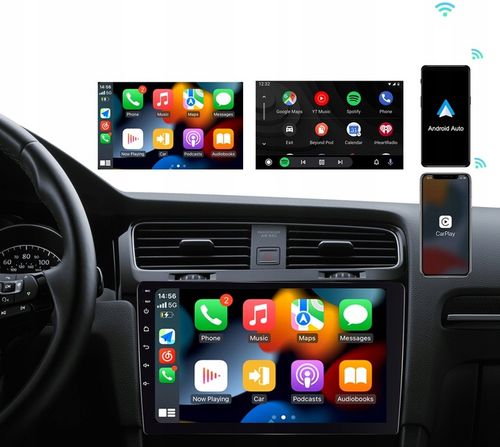 RADIO SAMOCHODOWE 2 DIN ANDROID AUTO CARPLAY 4GB/64GB ANDROID 13 RDS DSP 9" na Arena.pl