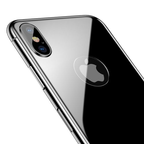 Szkło hartowane 4D tył Baseus ALLcoverage Iphone X czarne na Arena.pl