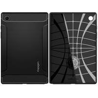 spigen rugged armor galaxy tab a8 10.5 x200 / x205 matte black