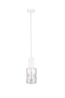 Lampa wisząca 1xE27 CROSS WHITE