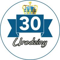 Opłatek na tort Urodziny 18 30 40 50 60  Okazjonalny