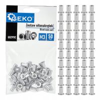 zestaw nitonakrętek aluminiowych m3 0.5-1.5 50szt (300)
