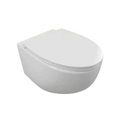 Bull zestaw miska WC bezrantowa z deską wolnoopadającą slim, biały połysk na Arena.pl