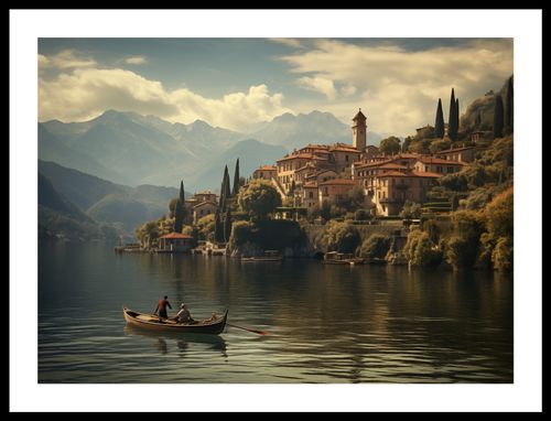 Plakat 55x40cm Spokojna Nostalgia na Arena.pl