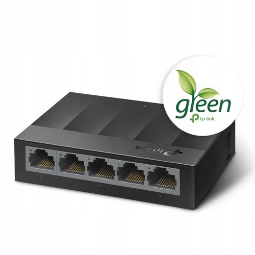 ENERGOOSZCZĘDNY SWITCH TP-LINK LS1005G ROZDZIELACZ LAN 5 port 5x1GBit 1GB na Arena.pl