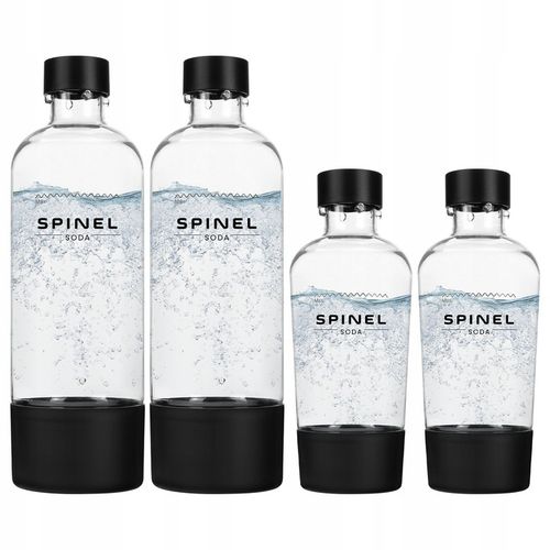 SATURATOR SPINEL SODA BubbleON DO GAZOWANIA WODY - 4x BUTELKI SPINELSODA na Arena.pl