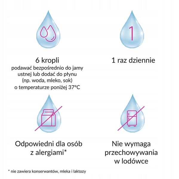 MULTILAC BABY synbiotyk dla dzieci krople 2x5ml zdjęcie 5