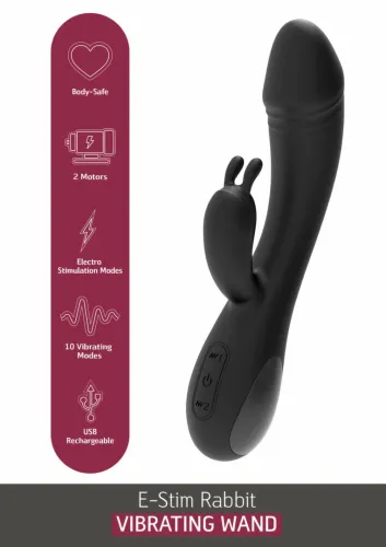 she.e.o estim rabbit vibrator silikonowy, 5 trybow e-stim, 10 wibracji na Arena.pl