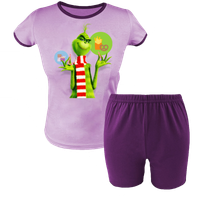 Krótka Piżama dziecięca - Grinch kradnie Święta