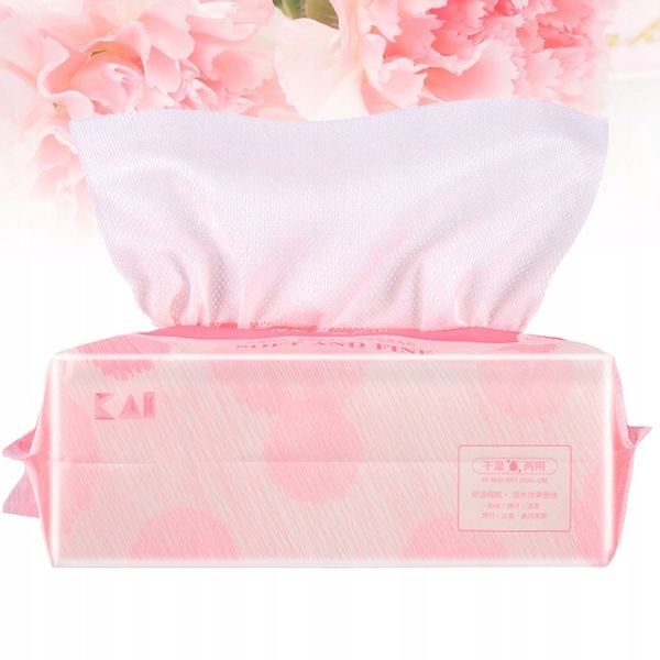 JEDNORAZOWE RĘCZNIKI DO TWARZY BAWEŁNIANE RĘCZNIKI DO DEMAKIJAŻU zdjęcie 2