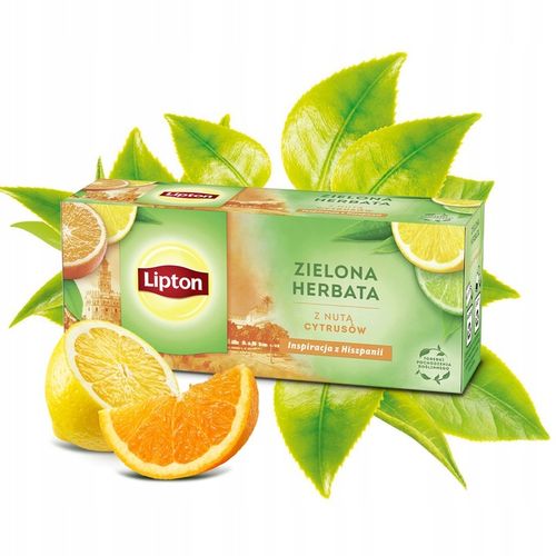 Zestaw Lipton Herbata zielona ekspresowa mix smaków 5x20 torebek + GRATIS na Arena.pl