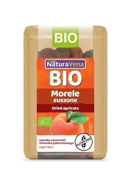 Morele Suszone BIO 400 g - Naturavena zdjęcie 1