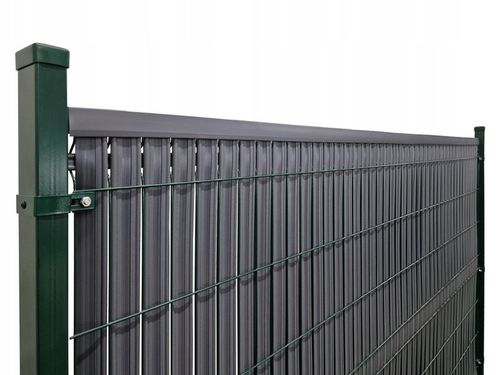 OSŁONA DO PANELI OGRODZENIOWYCH 123 x250 44/62 ANTRACYT Cały kpl+instrukcja na Arena.pl