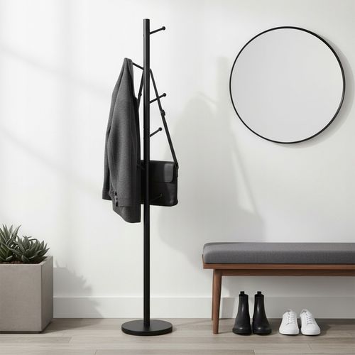 WIESZAK STOJĄCY NA UBRANIA KURTKI STOJAK PODŁOGOWY LOFTOWY DO na Arena.pl