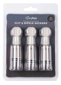 Pompka-Nipple & Clit Suckers 3Pcs