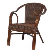 RattaNeo Emerald f117 fotel brąz rattan naturalny