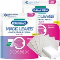 MAGICZNE CHUSTECZKI DO PRANIA KOLORÓW DR. BECKMANN LISTKI PIORĄCE ZESTAW