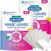 MAGICZNE CHUSTECZKI DO PRANIA KOLORÓW DR. BECKMANN LISTKI PIORĄCE ZESTAW