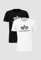 Alpha Industries Basic T-shirt 2-pack (106524) black/white M