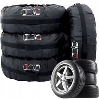 Zestaw pokrowców ochronnych na koła opony felgi pokrowce 4szt 13-17 cali