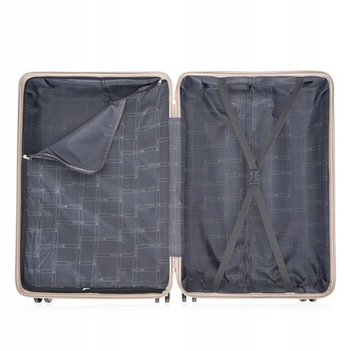 BETLEWSKI Walizka Podróżna duża pojemna na wakacje na kółeczkach stylowa na Arena.pl