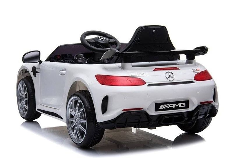 Auto na Akumulator Mercedes GTR Biały zdjęcie 4
