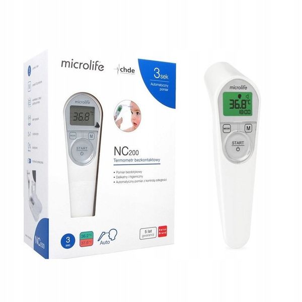 Microlife NC200 bezdotykowy termometr elektroniczny zdjęcie 9