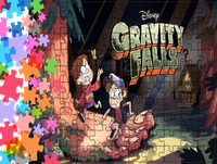 Puzzle tradycyjne - Wodogrzmoty Małe/Gravity Falls
