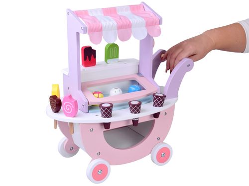 RUCHOMA LODZIARNIA Z DREWNA AKCESORIA na Arena.pl