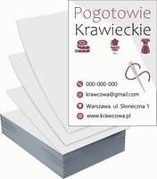 Ulotki A4 reklamowe firmowe 5000szt projekt w cenie POGOTOWIE KRAWIECKIE