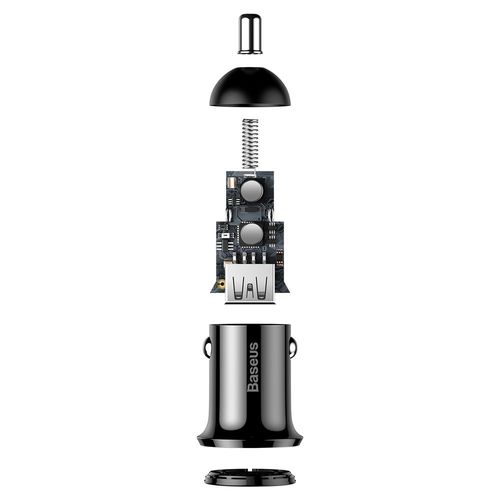 ładowarka samochodowa grain pro 2x usb 4.8a czarny na Arena.pl