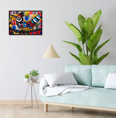 Plakat 55x40cm Ptak Na Wznak na Arena.pl