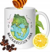 Kubek Dla Sary Koleżanki Przyjaciółki Żony Prezent Z Nadrukiem Biały 330Ml