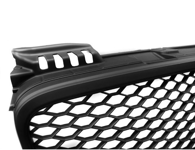GRILL AUDI A4 (B7) RS-TYPE 04-08 MATT BLACK zdjęcie 2
